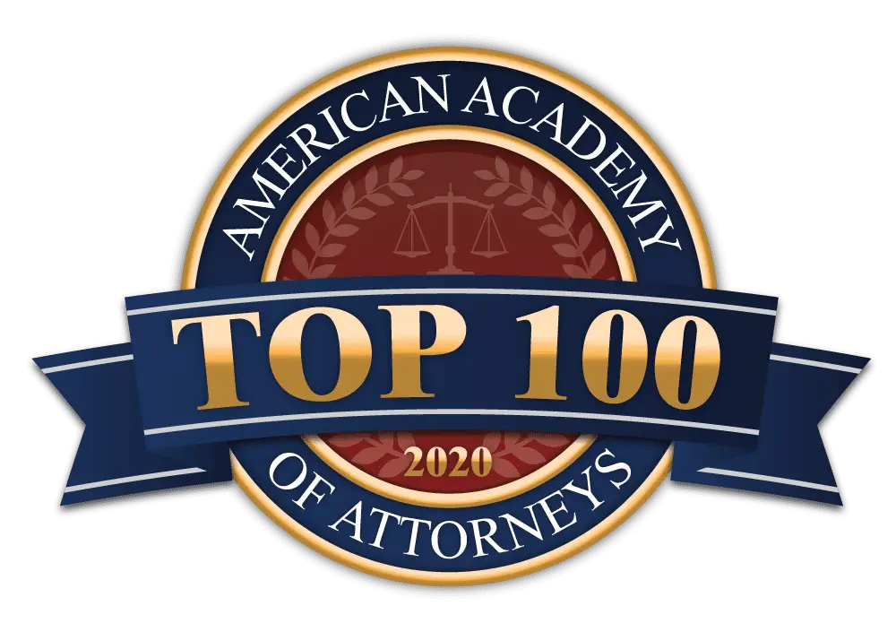 American Academy of Attorneys – Top 100 of 2020 – Civil Litigation